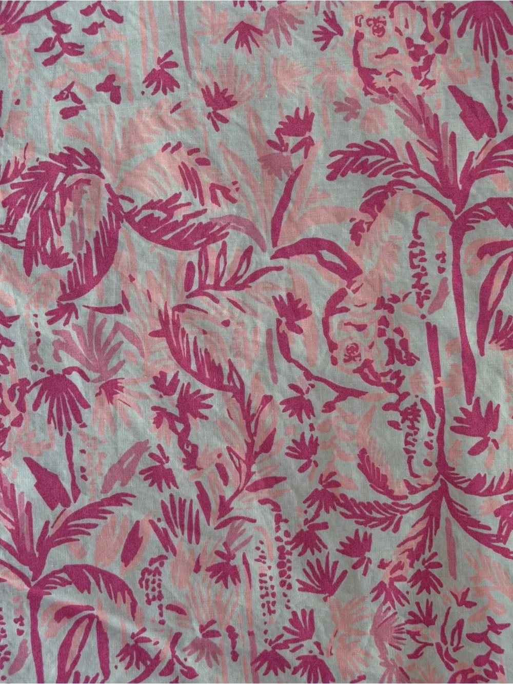 Lilly Pulitzer Swing of Things Full Queen Flat Sheet Pottery Barn Teen Preppy